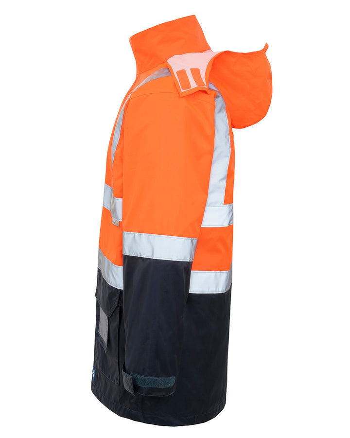 Hi-Vis Healy 4-in-1 Jacket & Vest in Fluoro Orange & Navy