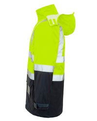 Hi-Vis Healy 4-in-1 Jacket & Vest in Fluoro Yellow & Navy