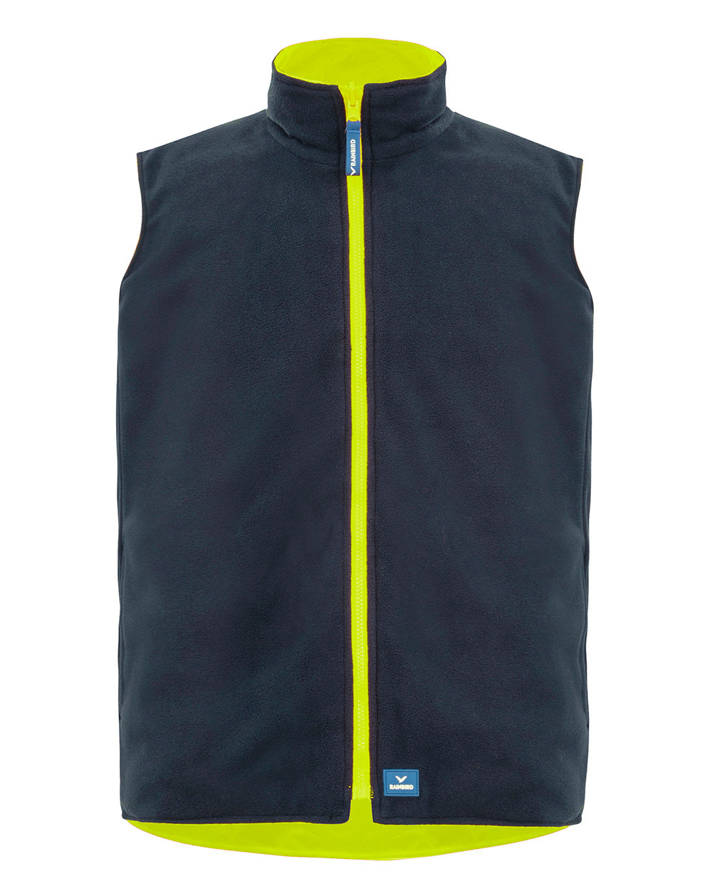 4-in-1 Utility Jacket & Vest in Fluoro Yellow & Navy