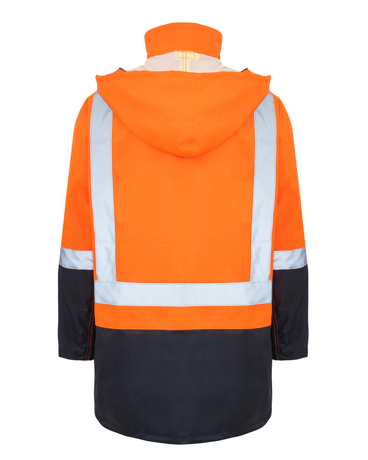 Hi-Vis Assist Jacket in Fluoro Orange & Navy