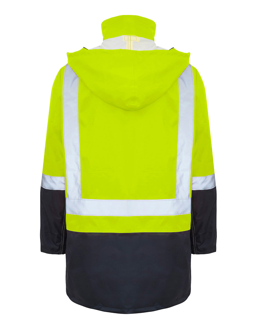 Assist Jacket in Fluoro Yellow & Navy