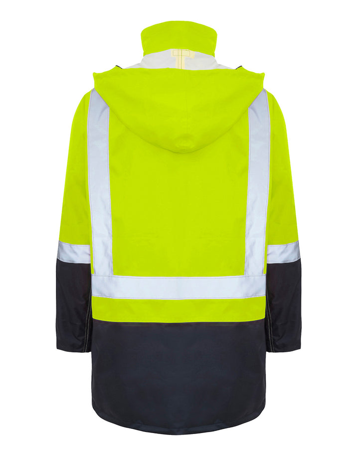 Hi-Vis Assist Jacket in Fluoro Yellow & Navy