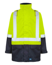 Hi-Vis Assist Jacket in Fluoro Yellow & Navy