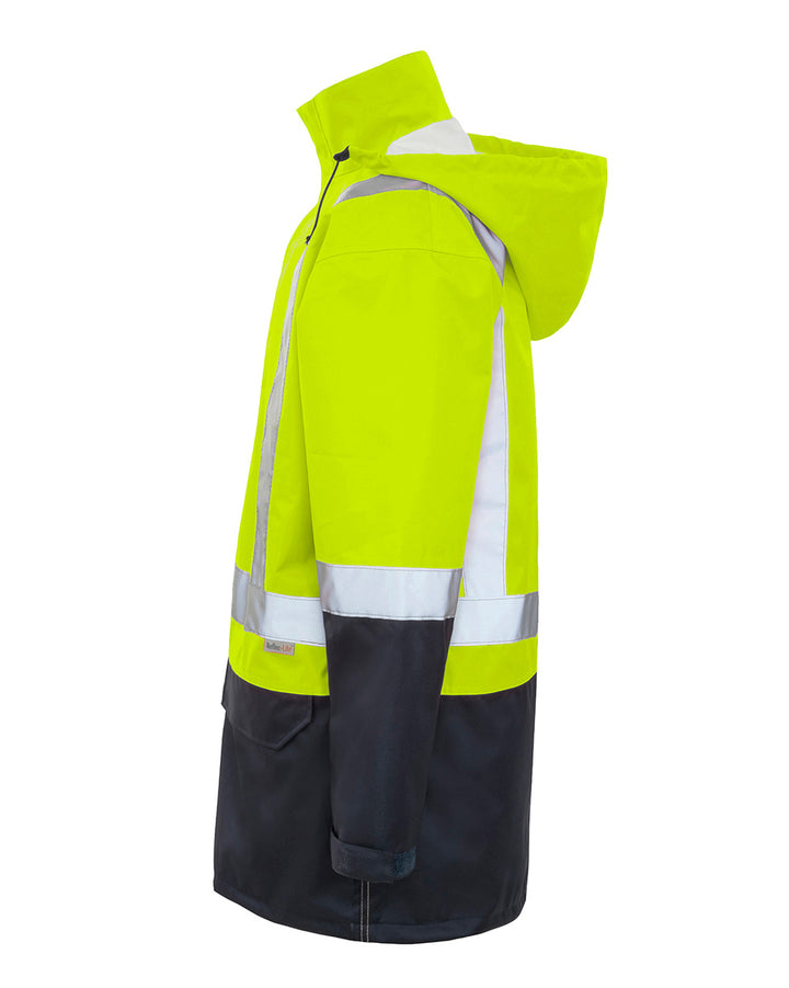 Hi-Vis Assist Jacket in Fluoro Yellow & Navy