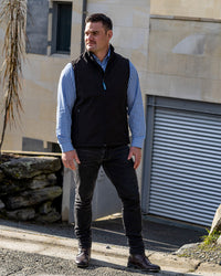 Bevan Vest in Black