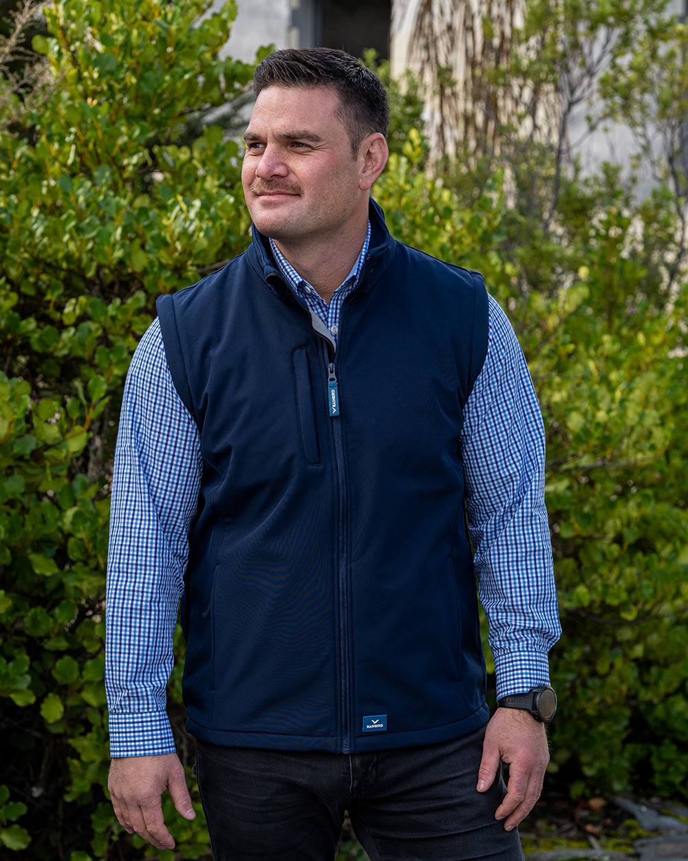 Bevan Vest in Navy