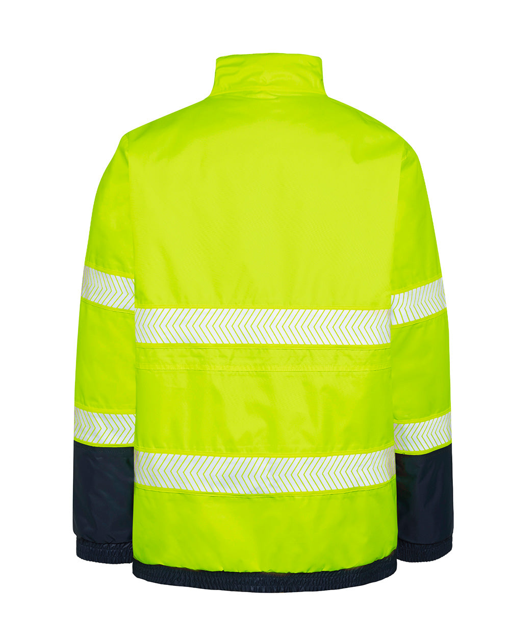 Cahill Hi-Vis Jacket in Fluoro Yellow & Navy