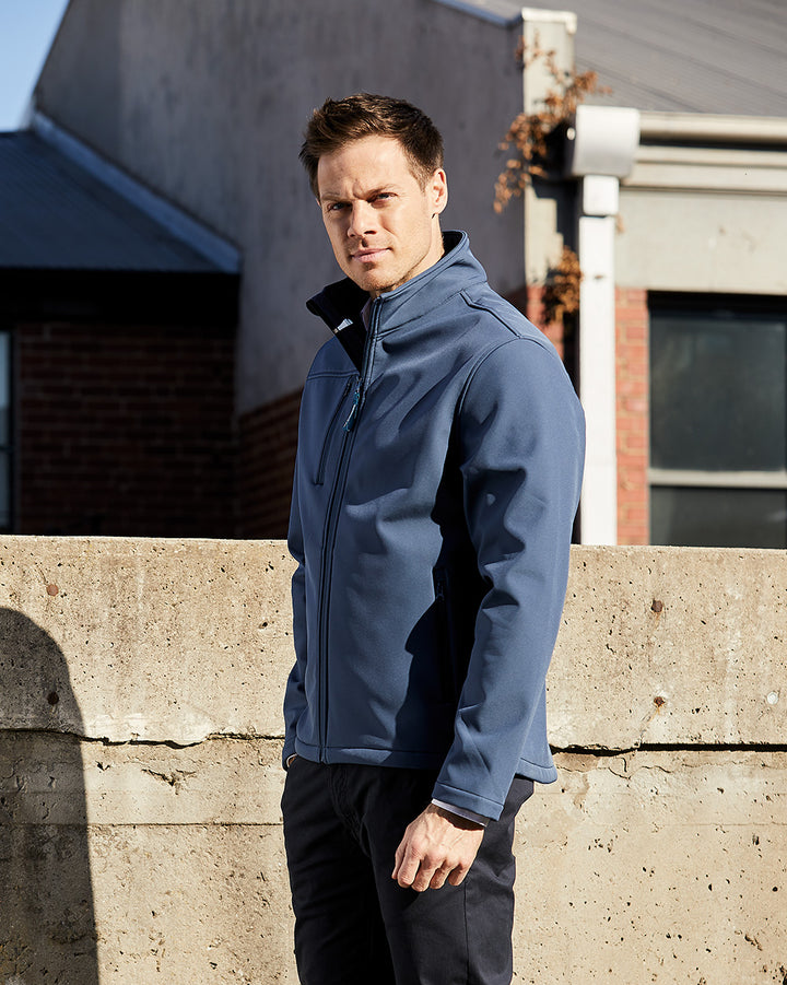 Dunstall Softshell Jacket in Storm Blue