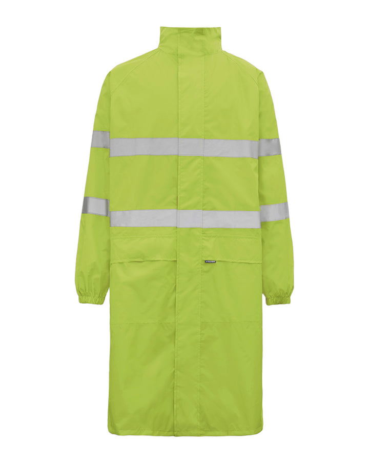 Hi-Vis Eales Long Jacket with Tape in Fluoro Yellow