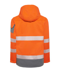 Ellis Hi-Vis Softshell in Fluoro Orange & Charcoal