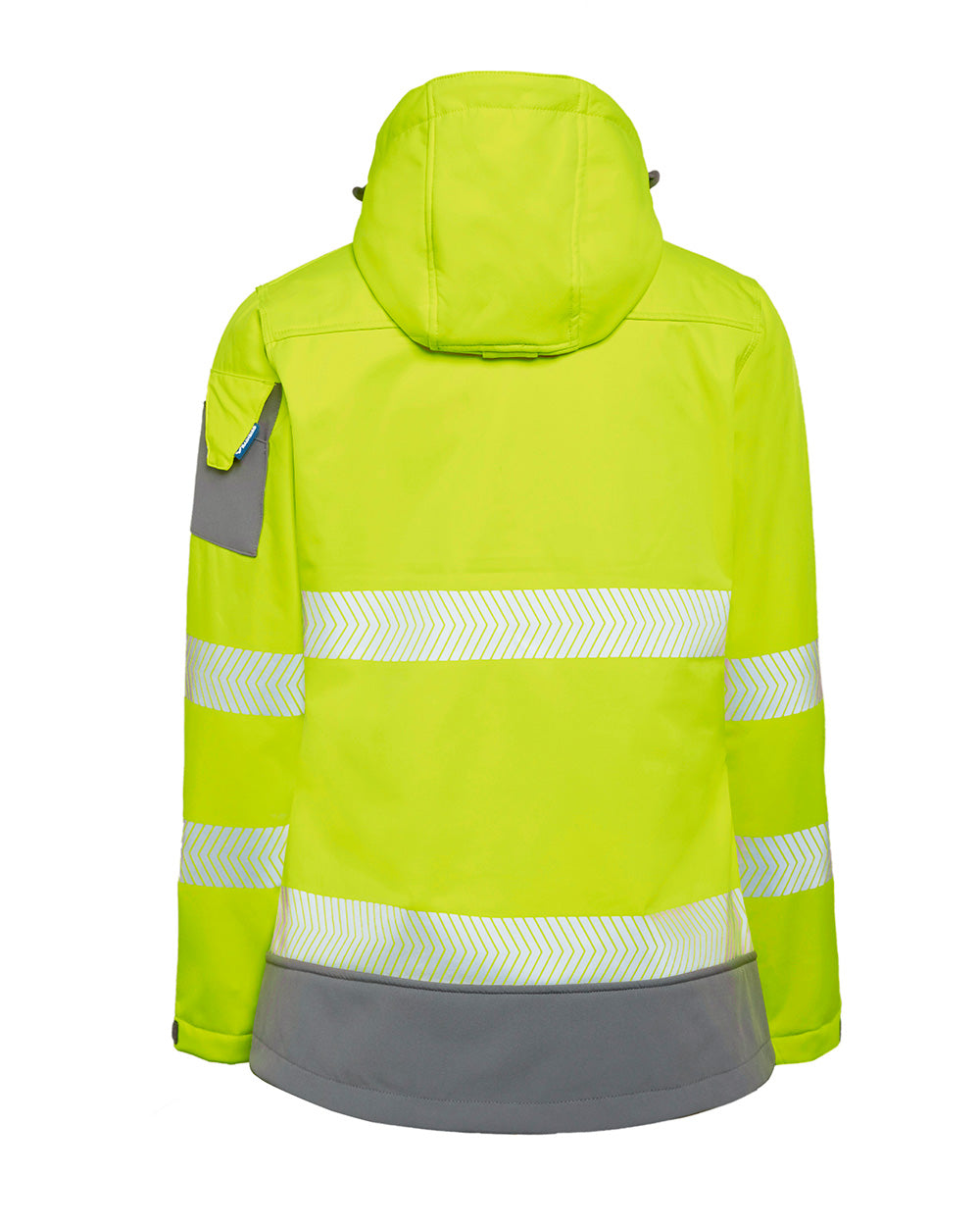 Ellis Hi-Vis Softshell in Fluoro Yellow & Charcoal