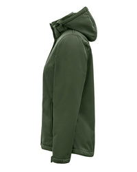 Ellis Softshell Coat in Beetle