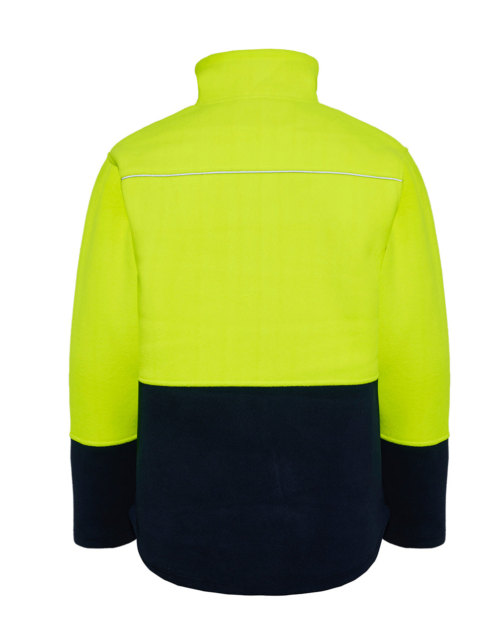 Lumber Jacket in Fluoro Yellow & Navy