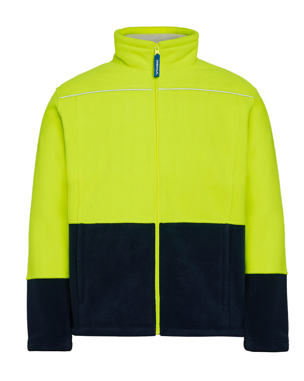 Lumber Jacket in Fluoro Yellow & Navy