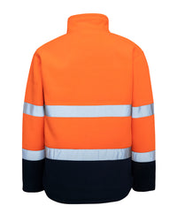 Hi-Vis Lumber Jacket with Tape in Fluoro Orange & Navy
