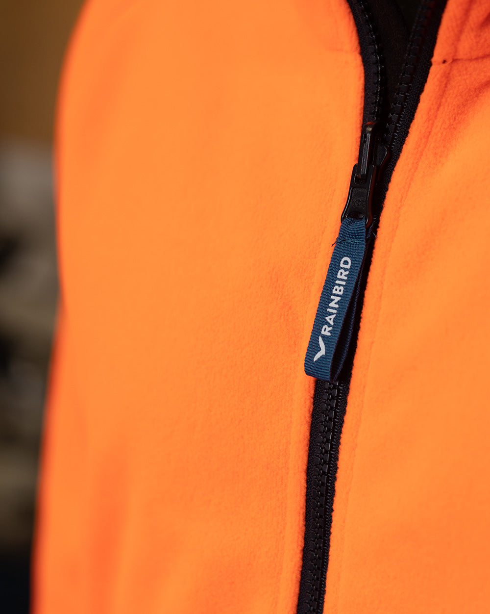 Nangu Jacket in Fluoro Orange & Navy