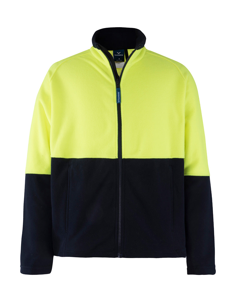 Nangu Jacket in Fluoro Yellow & Navy