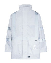 Night Vis X Back Jacket in White