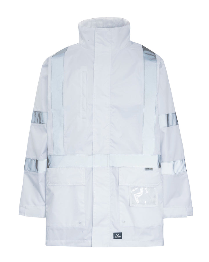 Night Vis X Back Jacket in White