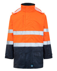 Hi-Vis Northern Jacket in Fluoro Orange & Navy