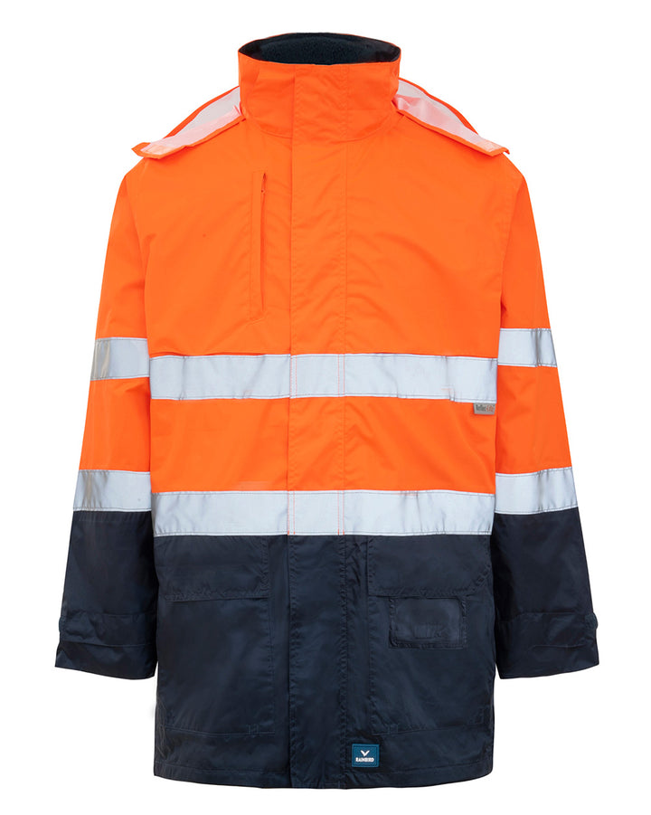 Hi-Vis Northern Jacket in Fluoro Orange & Navy