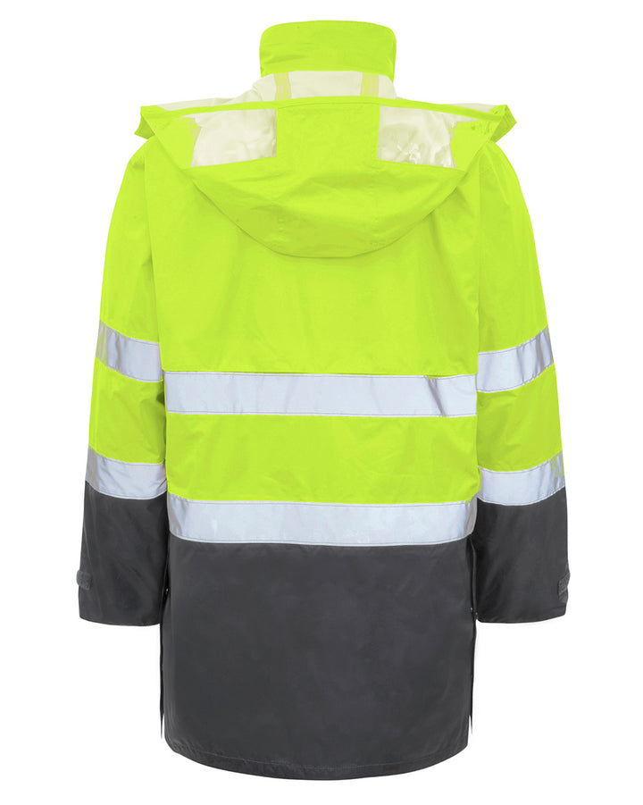 Northern Jacket in Fluoro Yellow & Charcoal