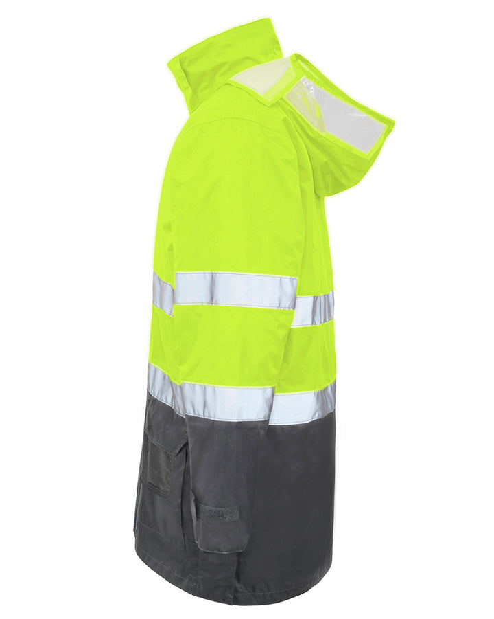 Northern Jacket in Fluoro Yellow & Charcoal