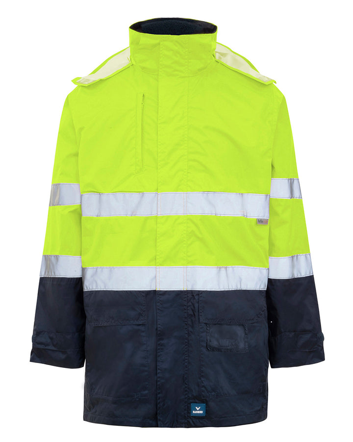 Hi-Vis Northern Jacket in Fluoro Yellow & Navy