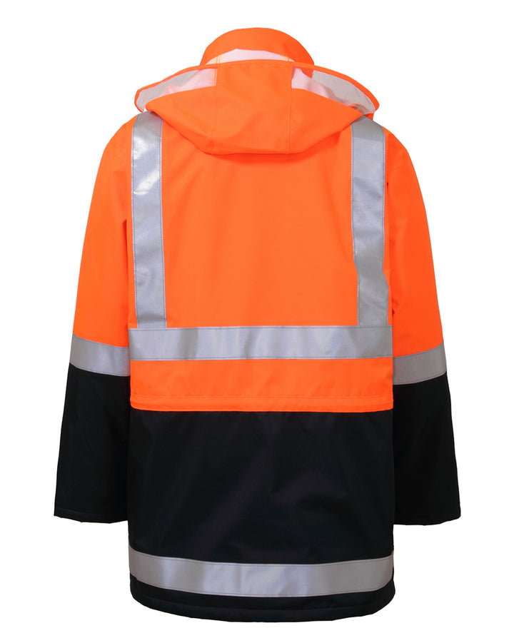 Hi-Vis Sentinel Jacket in Fluoro Orange & Navy