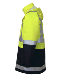 Hi-Vis Sentinel Jacket in Fluoro Yellow & Navy