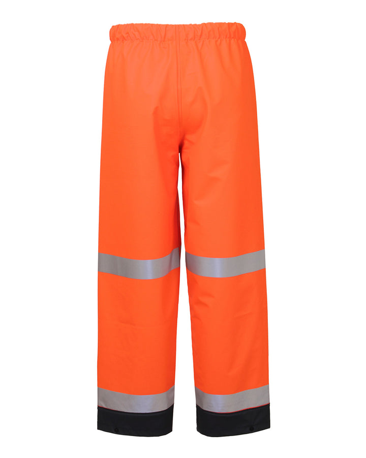 Shelter Pant in Fluoro Orange & Navy