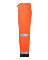 Shelter Pant in Fluoro Orange & Navy
