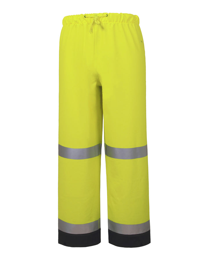 Shelter Pant in Fluoro Yellow & Navy