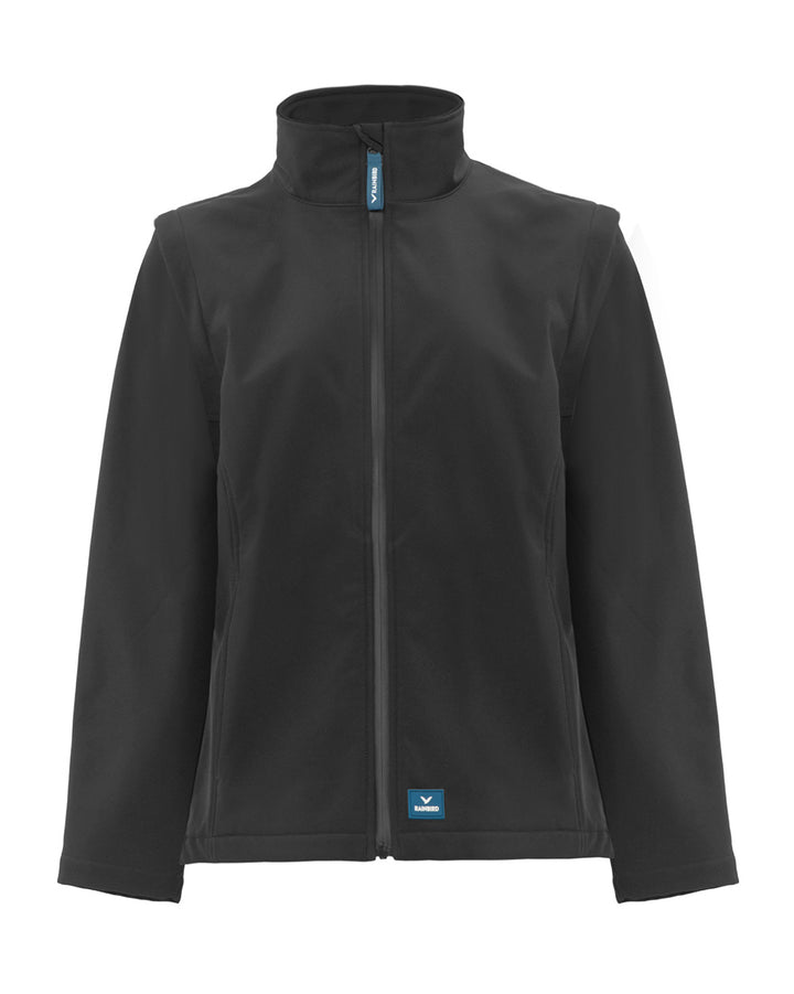 Solid Carroll Jacket in Black