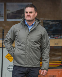 Jones Softshell Coat in Dusty Olive