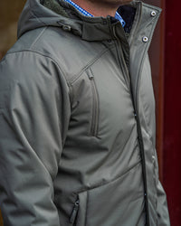 Jones Softshell Coat in Dusty Olive