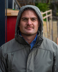 Jones Softshell Coat in Dusty Olive