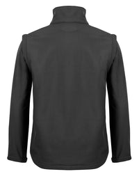 Solid Landy Softshell Jacket in Black