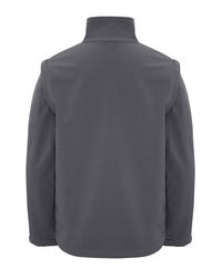 Solid Landy Softshell Jacket in Charcoal