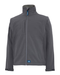 Solid Landy Softshell Jacket in Charcoal