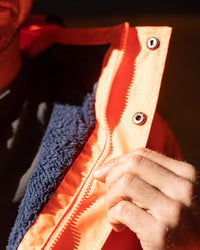 Hi-Vis Southern Parka in Fluoro Orange & Navy
