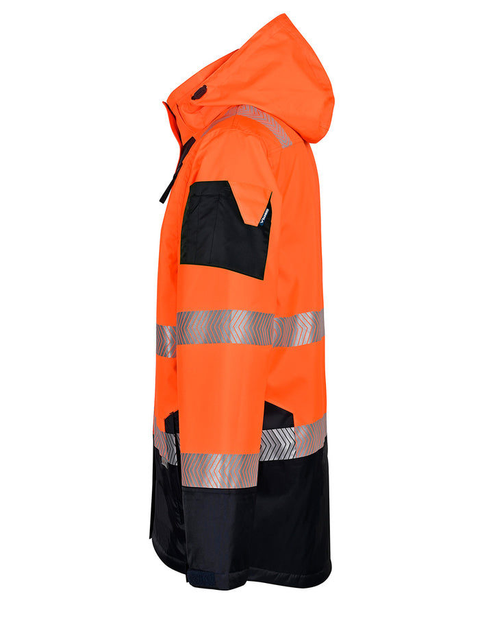Hi-Vis Southern Parka in Fluoro Orange & Navy