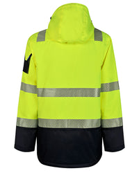Hi-Vis Southern Parka in Fluoro Yellow & Navy
