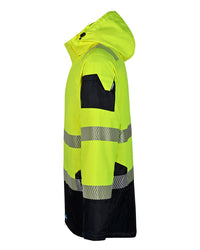Hi-Vis Southern Parka in Fluoro Yellow & Navy