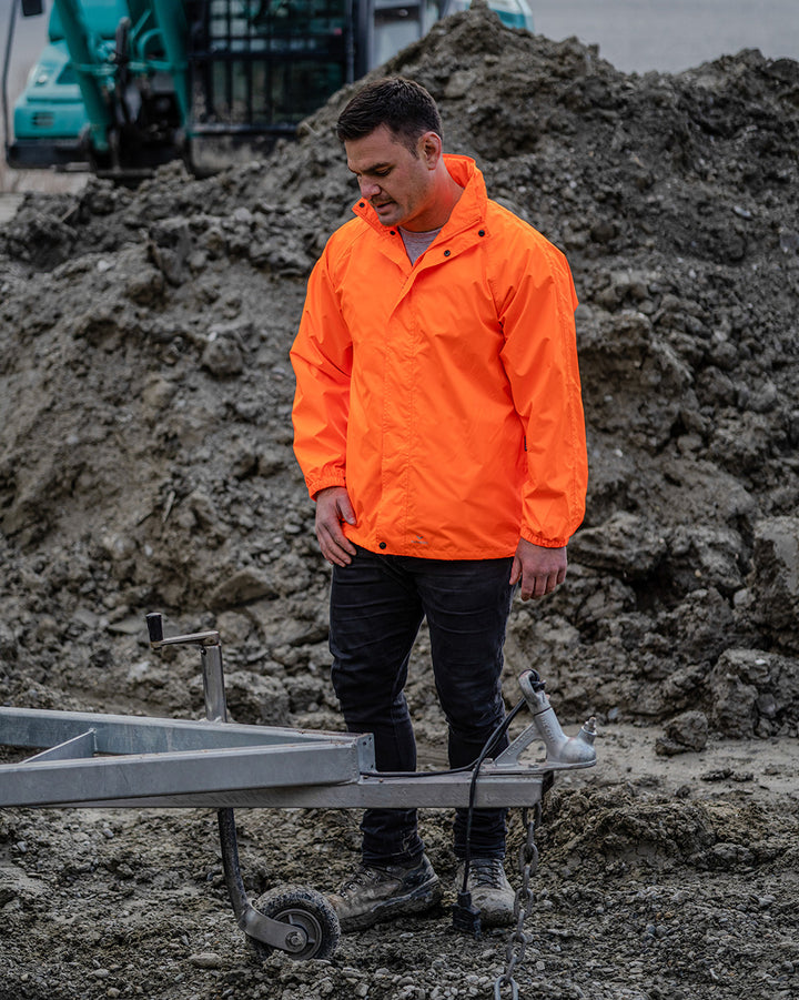 STOWaway Jacket in Fluoro Orange