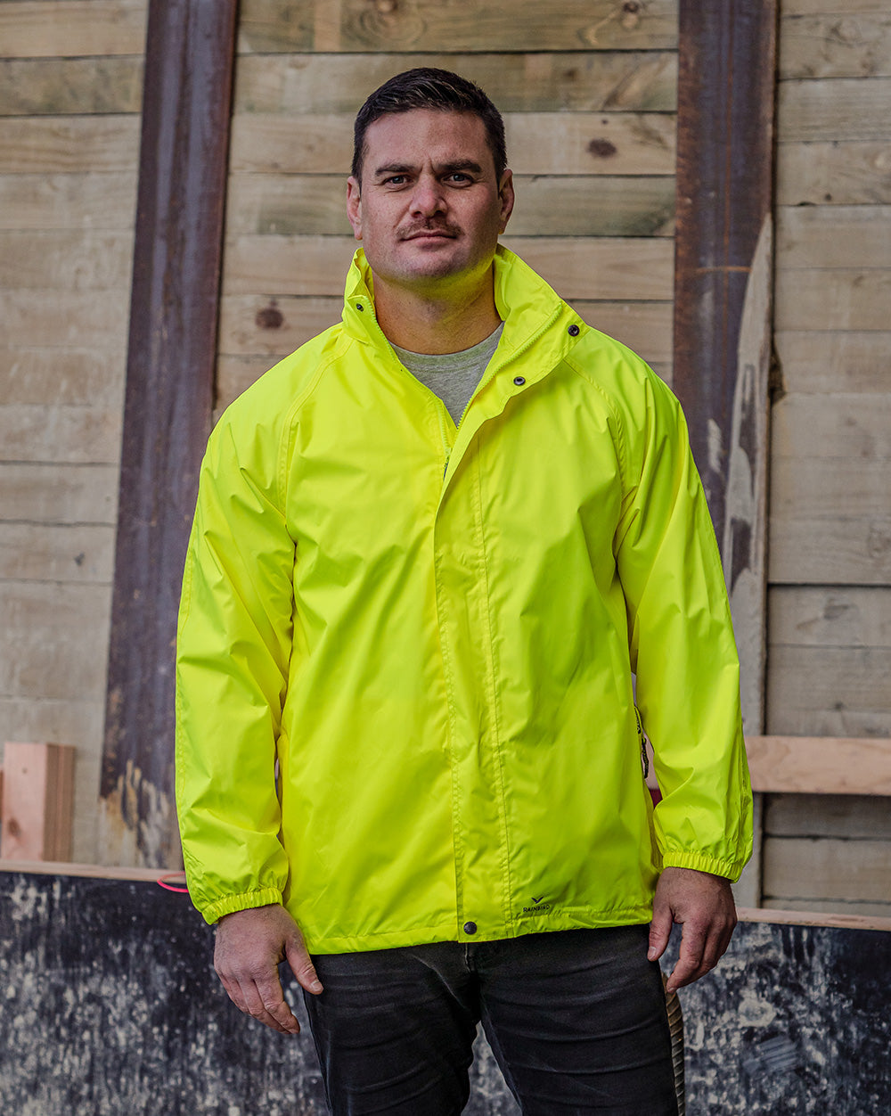 STOWaway Jacket in Fluoro Yellow