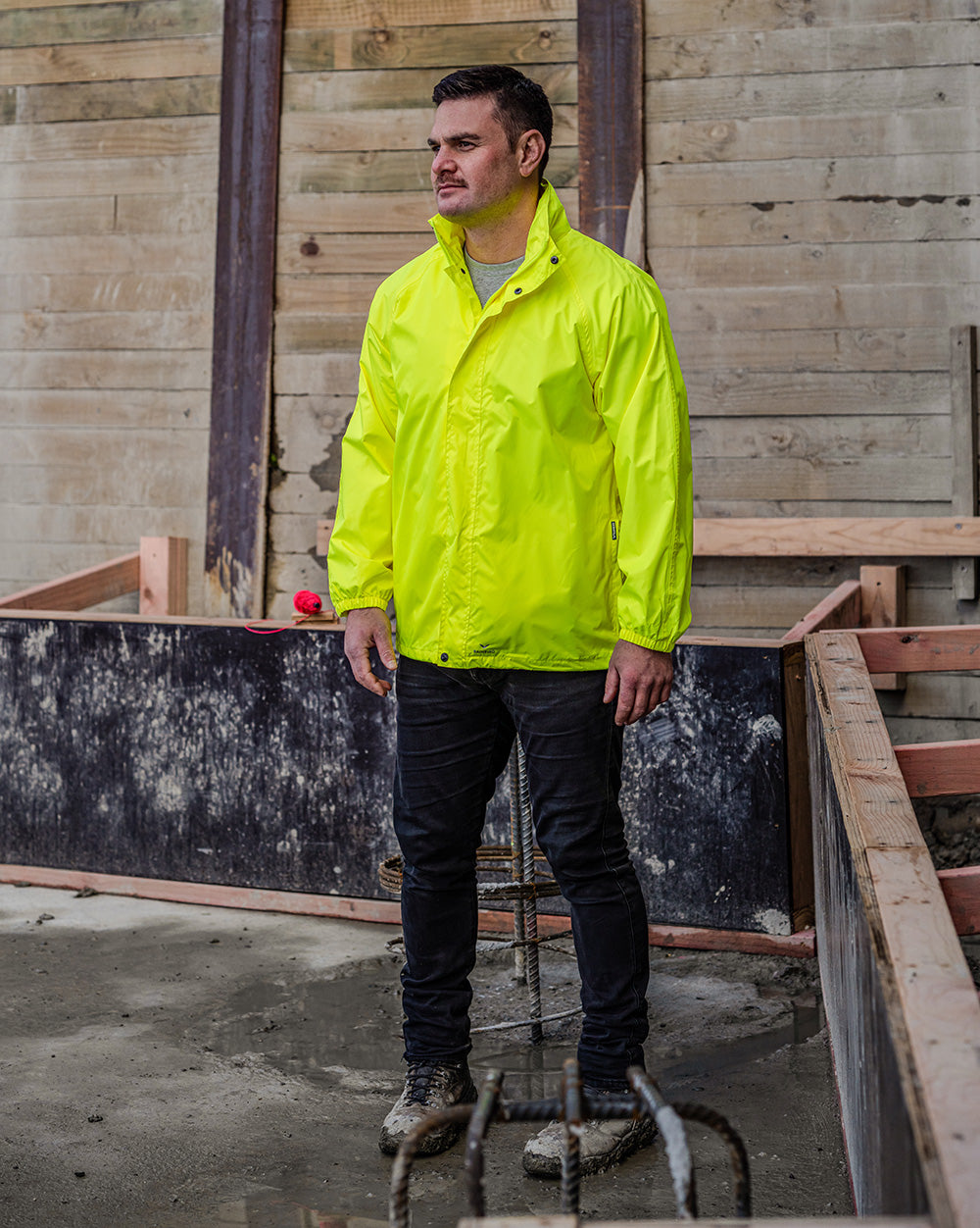 STOWaway Jacket in Fluoro Yellow