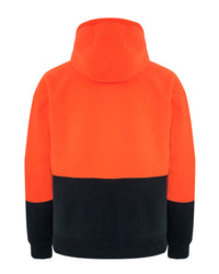 Taylor Hoodie Fluoro Orange & Navy