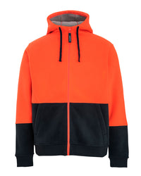 Taylor Hoodie Fluoro Orange & Navy