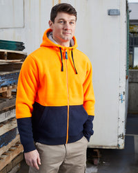 Taylor Hoodie Fluoro Orange & Navy